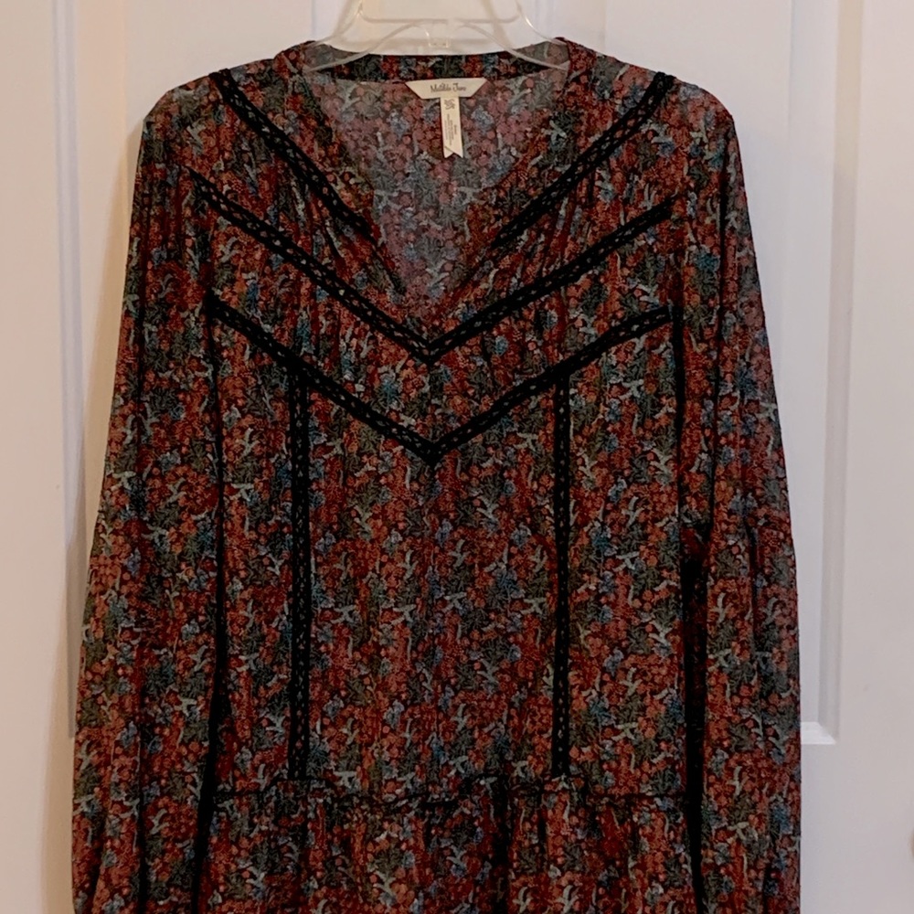 Floral Matilda Jane top only worn once. XXL